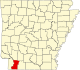 State map highlighting Lafayette County