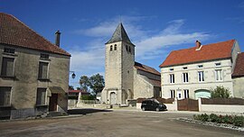 The church in Marcenay