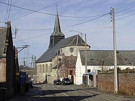 The church in Montigny-en-Cambrésis