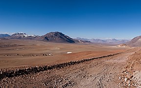 Chajnantor Plateau in the Chilean Andes, home to the ESO/NAOJ/NRAO ALMA