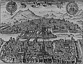 16. Jahrhundert: Paris in den Grenzen des älteren Stadtkerns, Stich