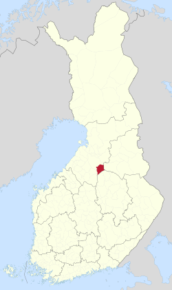 Location of Pyhäntä in Finland