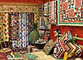 Traditionally decorated Sindhi house
