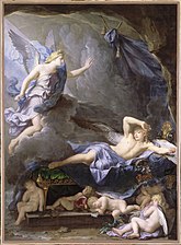 Morpheus awakening as Iris draws near by René-Antoine Houasse (1690)