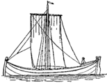 Norse herring drifter, c 1200 AD