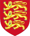 1198–1340 1360–1369 Jüngeres Wappen von Richard Löwenherz als König von England, sowie seiner Nachfolger