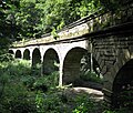 A small disused aqueduct in Leeds, England
