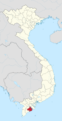 Location of Sóc Trăng within Vietnam