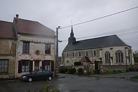 The church of Villeneuve-sur-Fère