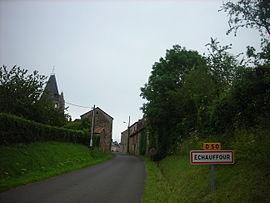 Village entrance