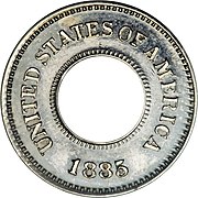 Obverse of the 1885 ring cent.