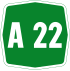 Autostrada A22 shield}}