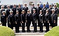 NOAA Corps officers wearing service dress blues