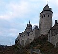 Burg Altena Bergfried, Alter Palas und Spitze des Pulverturmes