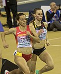 Esther Guerrero (links) erreichte als Fünfte ihres Halbfinallauf in 2:01,62 min nicht das Finale