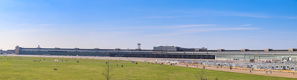 Panorama of the old Berlin airport