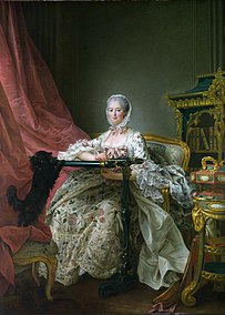 Madame de Pompadour at her Tambour Frame (1763–1764), National Gallery, London