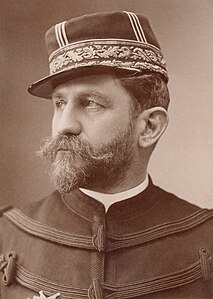 French General Georges Ernest Boulanger, whose attempts to bring back monarchism and conservatism to France created a crisis in the republic.