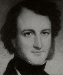 Young Victorian man with sideburns