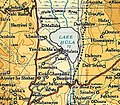 Hulata. Survey of Palestine. 1945. Scale 1:250,000