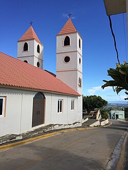 Janico, Dominican Republic town church.