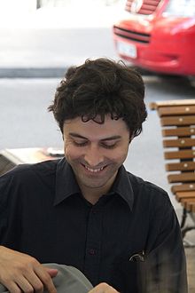 Jordi Nopca at the Book signing on St. George's Day-2015 in Barcelona