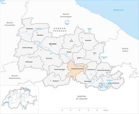 Karte von Kradolf-Schönenberg