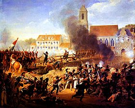 Austrian defeat at the Battle of Landshut left Vienna exposed to French capture.