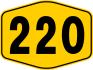 Federal Route 220 shield}}