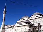 Exterior of the Mahmut Pasha Mosque in Istanbul (1462–63), with a two-dome layout