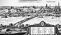 1646: Merian, Topographia Archiepiscopatuum Moguntinensis: Heiligkreuzstift links, Nr. 4