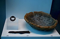 Lead ore cake from the Phoenician shipwreck of Mazarron. ARQUA.