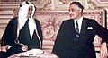 Image 2Faisal (left) and Nasser in Cairo, 1969 (from History of Saudi Arabia)