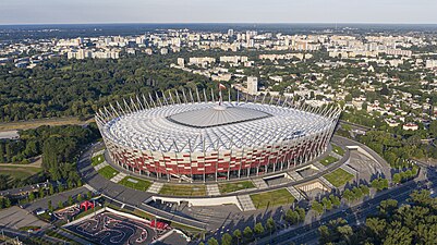 National Stadium in Warsaw, by Gerkan, Marg and Partners (2011)
