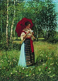 Ein Mädchen liest einen Brief (1892)