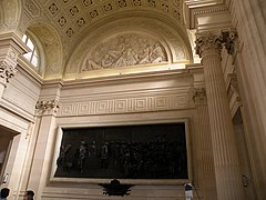 The Salle Casimir Périer, with a bronze bas-relief of the 1798 Assembly by Jules Dalou