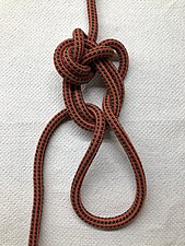 Truckers' Hitch With Bowline on the bight as upper loop