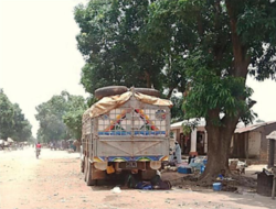 Sudanese truck in Koaungo, 2015