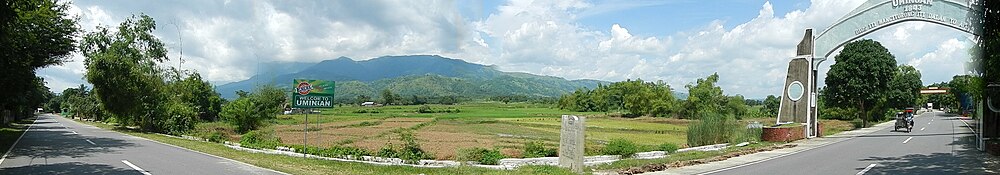 View of the Caraballo mountains from Umingan