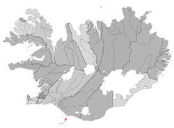 Location of the Municipality of Vestmannaeyjar