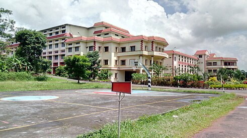 Side view of college