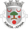 Coat of arms of Sobreda parish, Portugal
