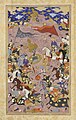 A battle between the army of Shah Ismail and the Aq Qoyunlu, Safavid Qazvin or Isfahan, cica 1590-1600 Y