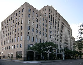 New Center Building (1930) in New Center, Detroit