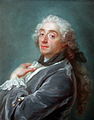 Portrait of the artist François Boucher, for the French academy 1741. Pastel.