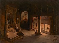Pèlerins en Prière, (1840, private collection)