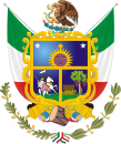 Wappen von Querétaro de Arteaga Freier und Souveräner Staat Querétaro Estado Libre y Soberano de Querétaro