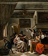 As old men sing, so children squeal, 1662, Musée Fabre