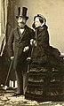 Napoleon III with Empress Eugénie, c. 1865