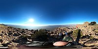 panorama, taken from Flatiron, in the Superstition mountains.